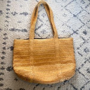 Draper James straw tote